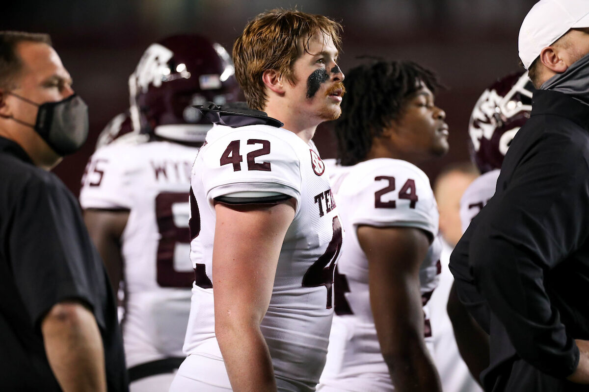 COLUMBIA, SC - 20201107 - Texas A&M Aggies Football vs. South Carolina Gamecocks